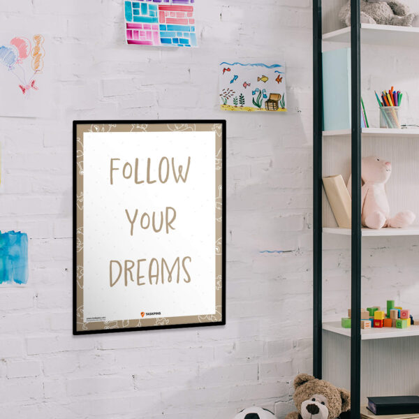 Follow Your Dreams wall chart