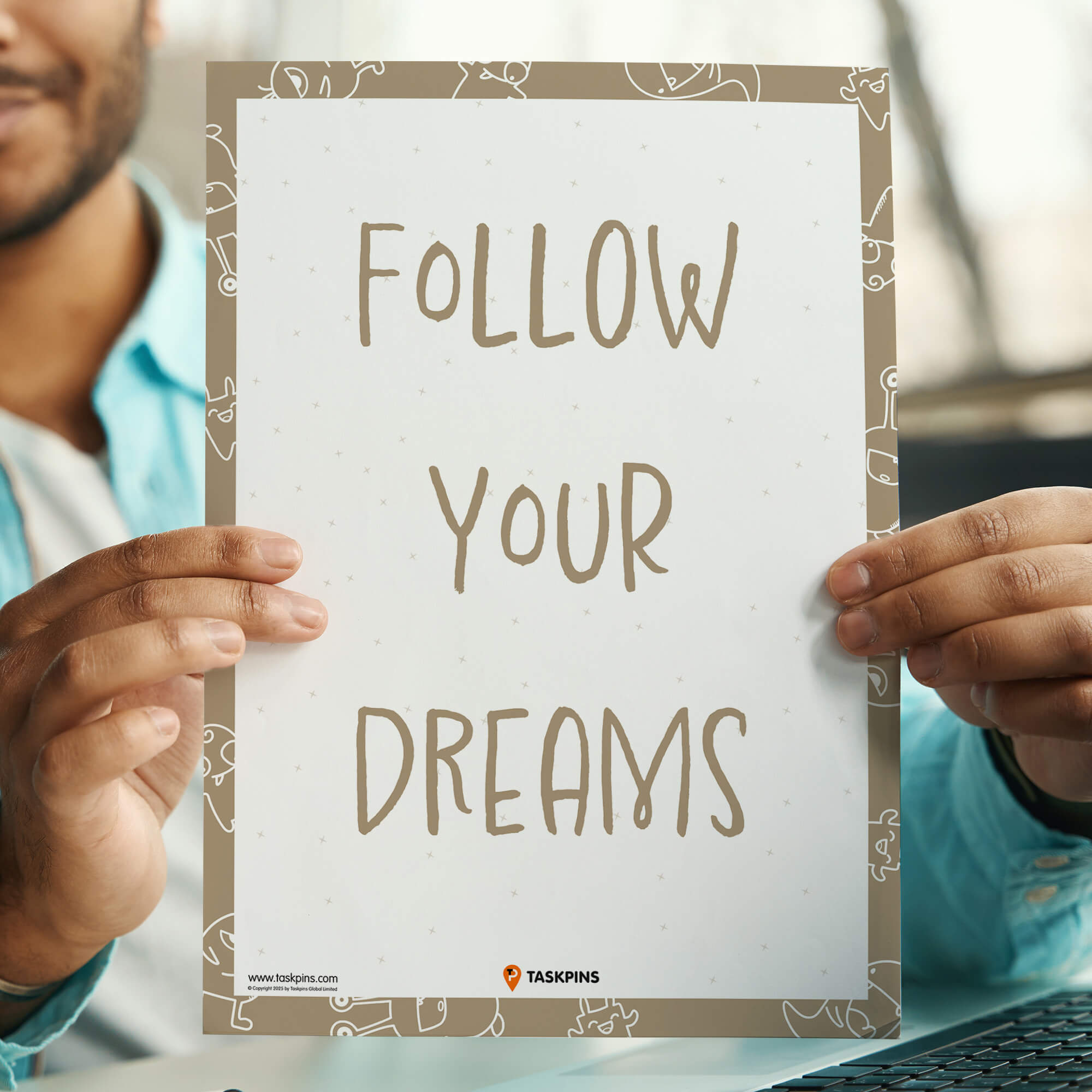 affirmation Follow Your Dreams poster