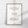 daily Follow Your Dreams handout