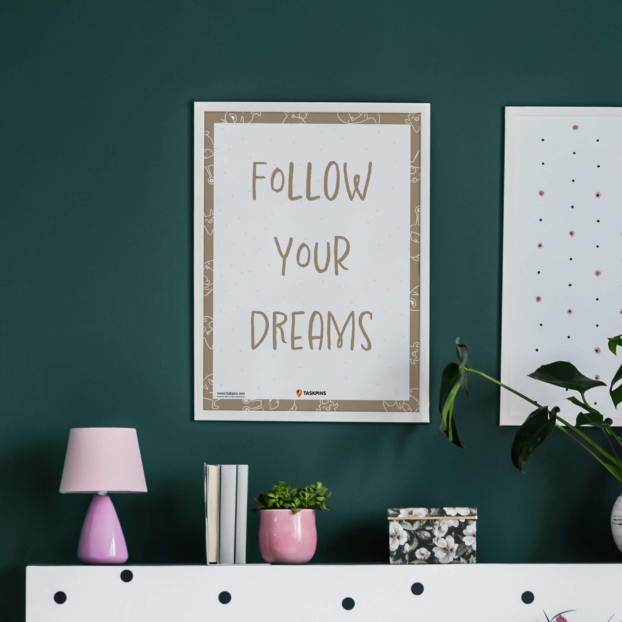 office Follow Your Dreams poster