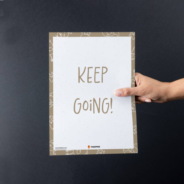 determination Keep Going artwork