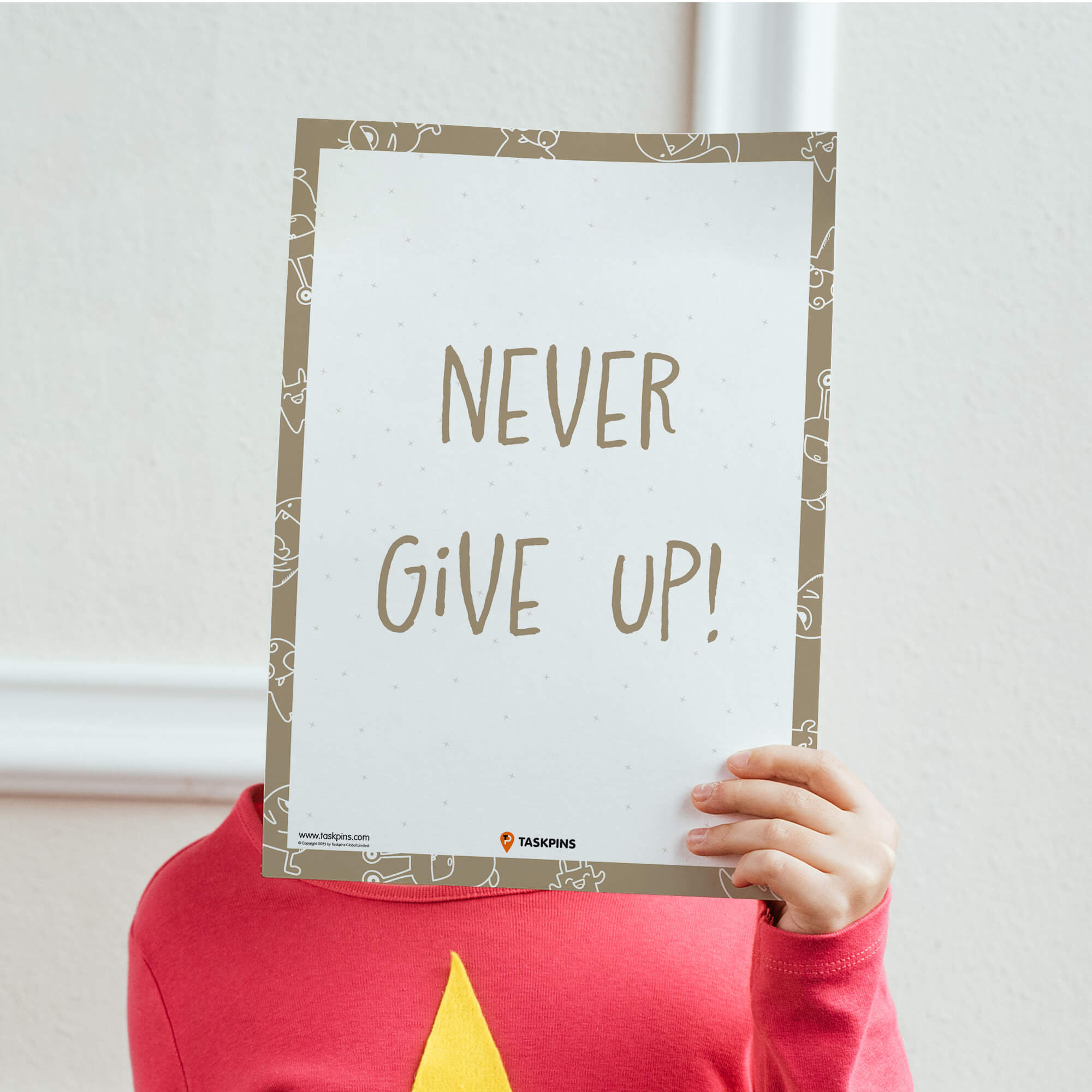 printable Never Give Up chart