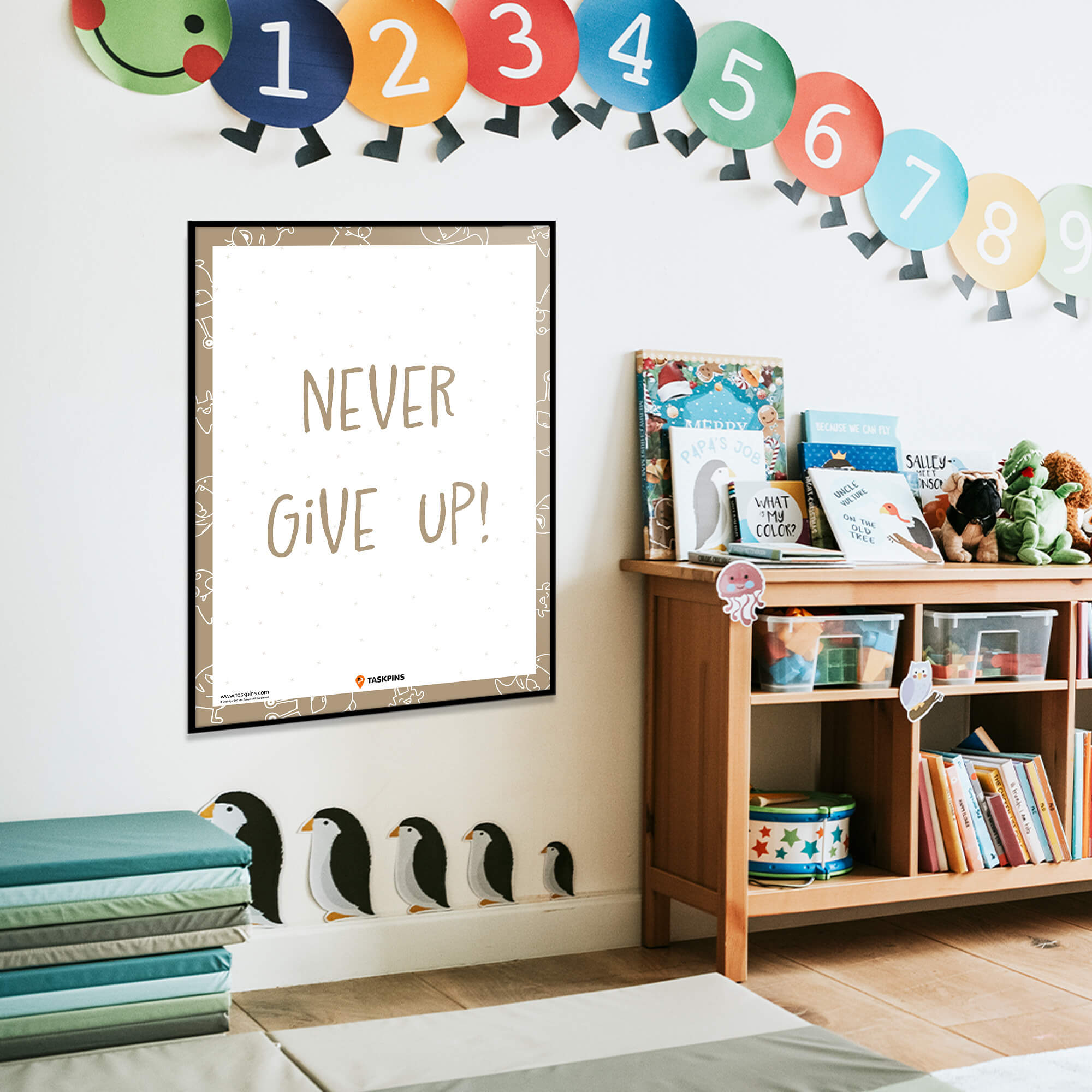 Never Give Up artwork print