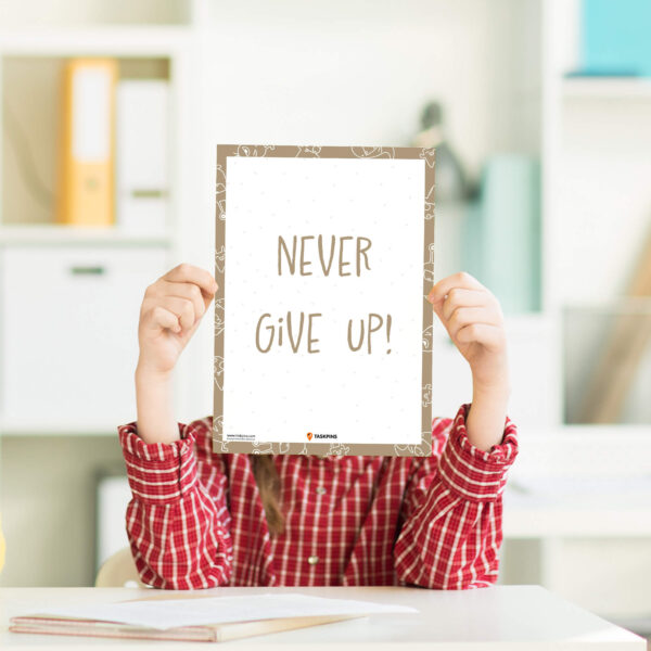 Never Give Up guide printable