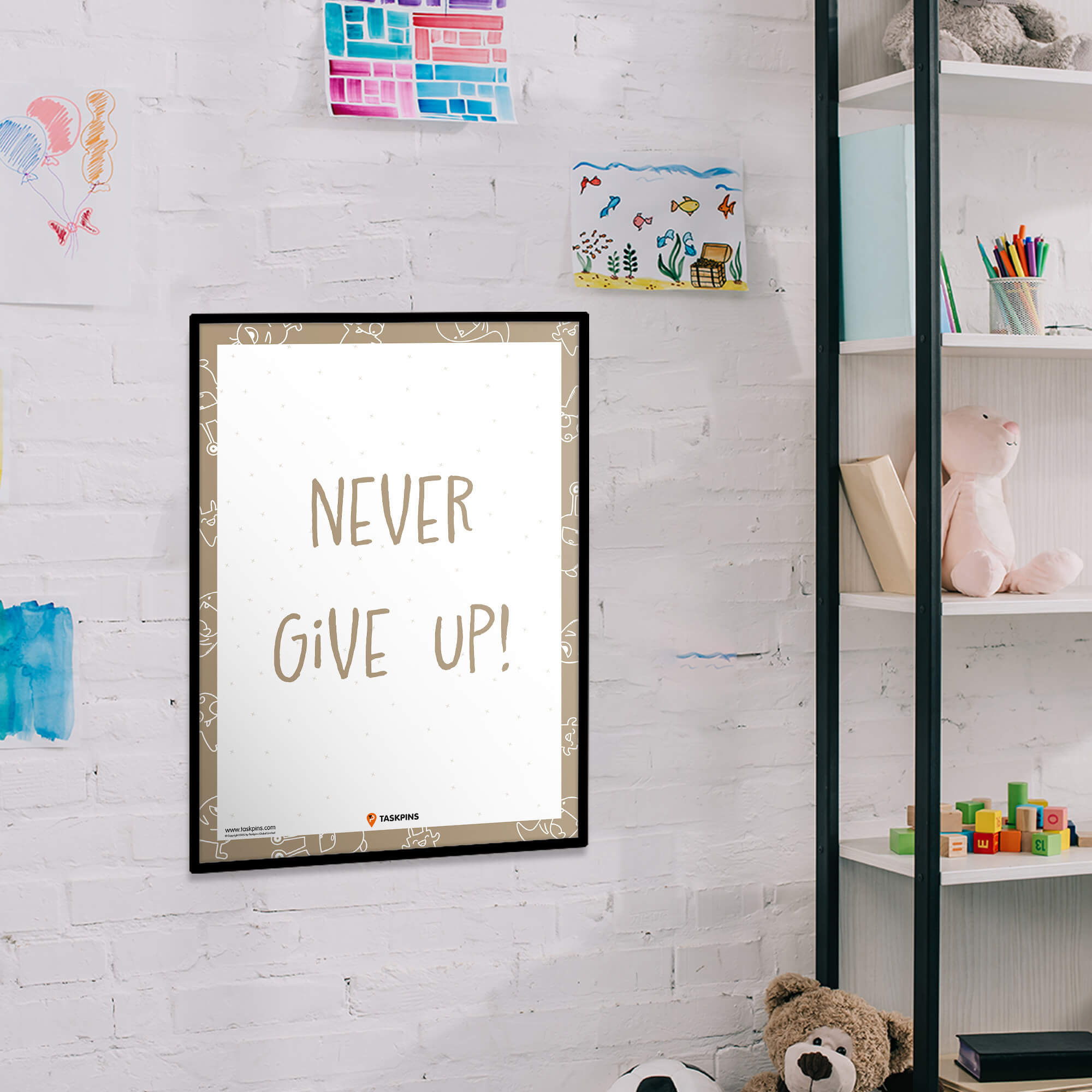 Never Give Up wall chart