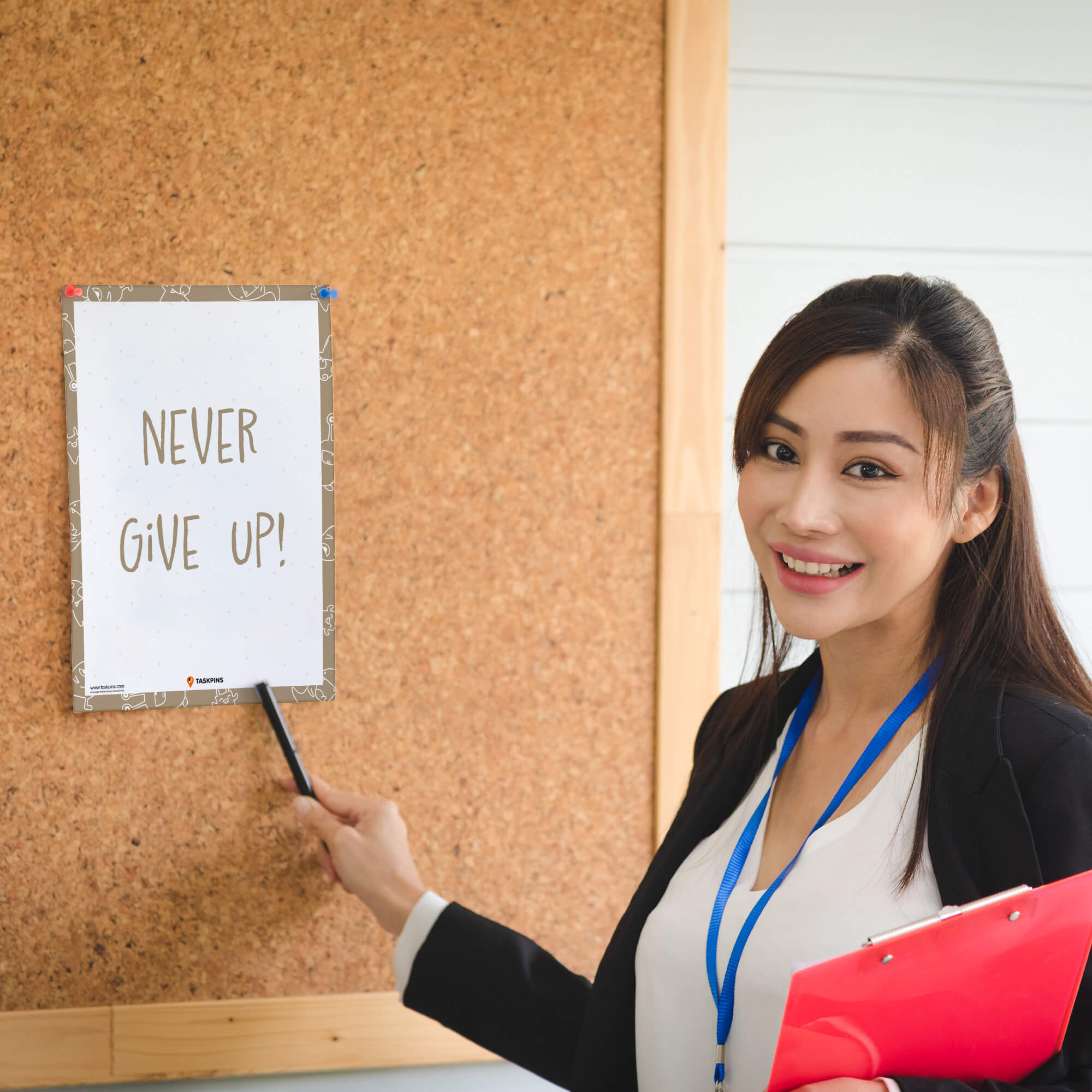 Never Give Up poster print