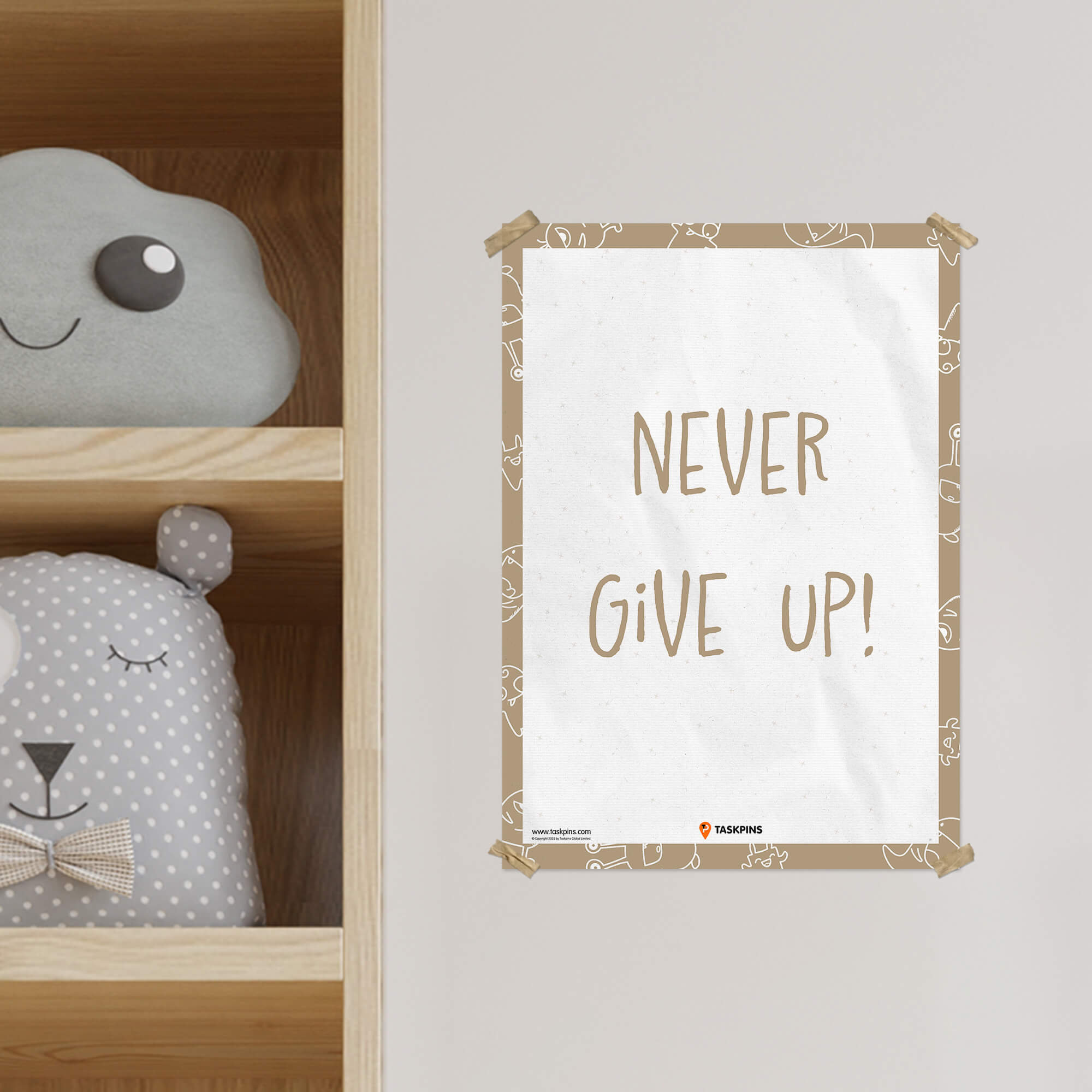 colourful Never Give Up chart