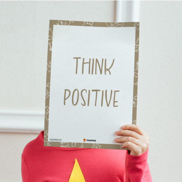 Think Positive artwork print