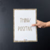 joy Think Positive display