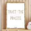 Trust The Process decor