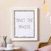 Trust The Process guide printable