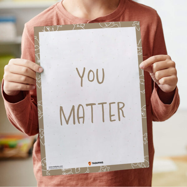 affirmation You Matter poster