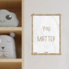 bedroom You Matter decor