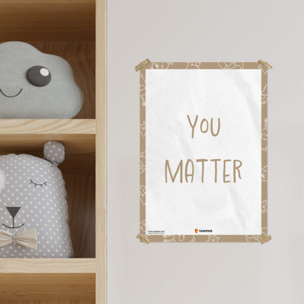 bedroom You Matter decor